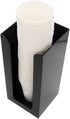 Disposable Paper Cup Dispenser, Acrylic Storage Organizer Holder for Coffee Cup and Lid, Restaurant Accessories
