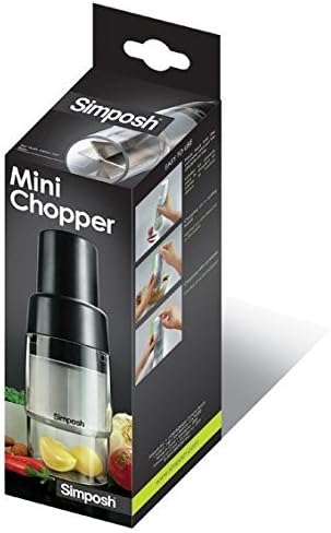 Mini Chopper, Compact Manual Food Chopper Cutter Mincer for Garlic Nuts Ginger Herbs Parsley Chili Peppers Mushroom,