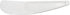 R&M International 4203 Baking Spatula Scraper, 10.75" Long, White