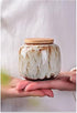 Khaki Tea Storage Canister - Airtight Loose Tea Tin with Lid