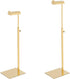 Handbag Display Stand - 2 Pack Stainless Steel Purse Hanging Hook Stands, Adjustable Height Table Ornament for Boutique
