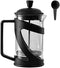 YUANBOO 20oz French Press Coffee Tea Maker, Thickened Borosilicate Glass with 3 Filter Screens, Stainless Steel