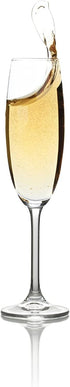 Mikasa Julie Champagne Flute, 8-Ounce, Set of 4