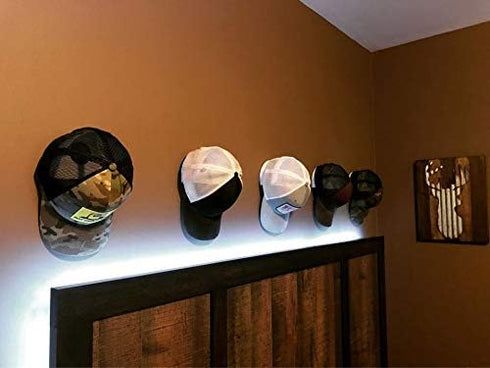 White 10 Pack Unique Hidden Design for Baseball, Cowboy, Fedoras Hats