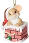 Roman Charming Tails 2.7 Inch Multicolor Mouse in Chimney Ornament