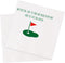 Funny Golf Ball Cocktail Napkins, 50Pcs My Doctor Says To Take Iron Every Day, Disposable Napkins for Golfer Party
