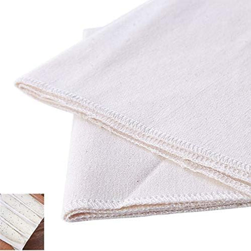 Professional Bakers Dough Cloth - 100% Pure Cotton Pastry Proofing Cloth for Baking French Bread (29 3/8 x 17 3/4 inch)