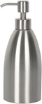 304 Stainless Steel Soap Dispenser 16oz Rust-Proof Liquid Pump Bottle for Kitchen or Bathroom Countertop