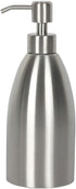 304 Stainless Steel Soap Dispenser 16oz Rust-Proof Liquid Pump Bottle for Kitchen or Bathroom Countertop