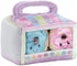 Set iscream Play with Your Food! Box of Donuts Fleece Play Pillow with Embroidered Accents
