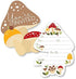 Set 12 Big Dot of Happiness Wild Mushrooms - Shaped Fill-In Invitations - Red Toadstool Party Invitation Cards