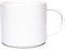 Bosmarlin Matte Ceramic Coffee Mug - 13 oz for Office and Home, Dishwasher and Microwave Safe (White, 1)