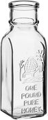 12 16 oz 1 lb 1800's Nakpunar pcs Muth Bottle Jar - Empty Honey Bottles with Cork Bottle Stopper - Reproduction Honey