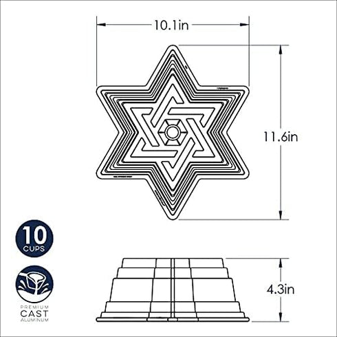 Nordic Ware Star of David Bundt Pan
