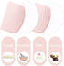 Dough Bowl Scraper Silicon Pastry Scrapers - 4 Packs of Food Grade PE Backing Dough Blenders for Cooking