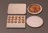 American Metalcraft Ceramic Pizza Stone, 15" L x 12" W x 3 8" H, Cream