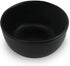 roro Hand-Molded Ceramic Stoneware Condiment Bowls, Matte Black Set of 4, 3 oz Each, Microwave and Dishwasher Safe