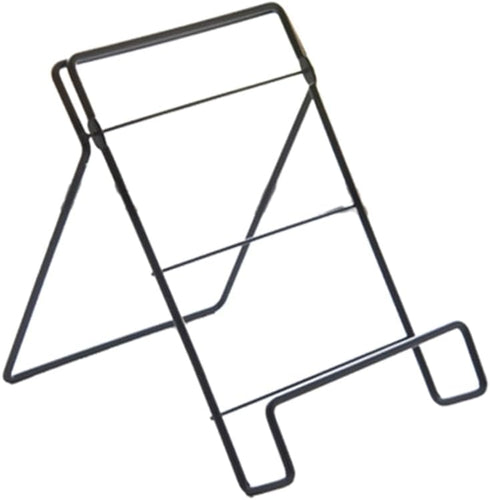 Cookbook Stand Cookbook Holder, Foldable Tablet Recipe Book Holder for Kitchen Cooking Display - Black