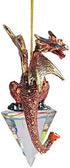 Diamond Dragon 2019 Gothic Holiday Ornament