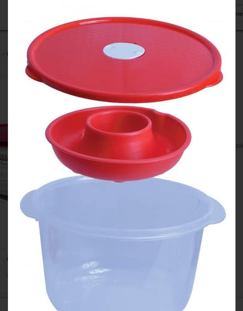 Microwave Popcorn Maker 16 Cup Capacity with Steam Vent and Silicone Insert, BPA Free, Dishwasher Safe