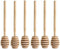 Nakpunar 6 pcs Wooden Honey Dippers, 6"