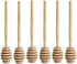 Nakpunar 6 pcs Wooden Honey Dippers, 6"