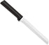 6" Bread Knife (W236) by Rada Cutlery, Stainless Steel Hollow Ground Serrated Blade, Black Handle, Made in USA