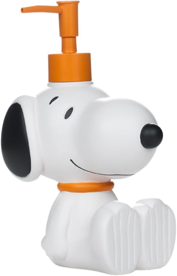 Peanuts Snoopy Soap/Lotion/Hand Sanitizer Resin Pump Dispenser, 12.70 Ounces, (Officially Licensed Product)
