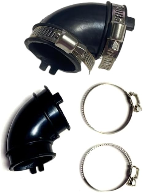 New W10445975 Dishwasher Pump Hose, Compatible with Whirlpool Pumps, Includes Two Hoses and Four Clamps