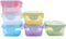 6Pcs Small Food Storage Containers, Airtight Leakproof Lids, Small Freezer Containers for Condiment Sauce, 5oz