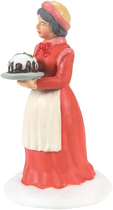 Department 56 Dickens Village Collection A Silver Coin in Every Bake Figurine - Hand Crafted Painted Porcelain Mini