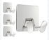 susswiff Adhesive Shower Hooks for Inside - Extra Sticky Stainless, Razor Holder Shower