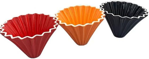 Origami Filter Cup, Non-Electric Pour Over Coffee Dripper, Ceramic Pour Over Coffee Maker, Easy Manual Brew Maker,