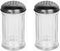 Great Credentials© Multi-Purpose Spice Shaker Set (2 Pack), Glass Jar with Perforated Stainless Steel Lid, 12 OZ Each