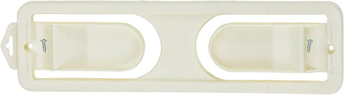 DecorRack Wall Mount Paper Towel Holder for Kitchen and Bath, Flexible Shatterproof Plastic, Vertical or Horizontal