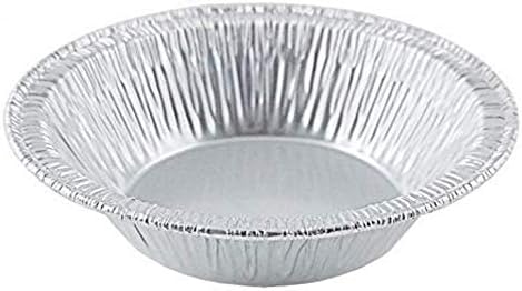 PACTOGO Mini Silver Disposable Aluminum Foil Tart Pans - 3" Baking Pie Tins (Pack of 50)