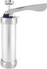 Cookies Press Maker Kit, Silver Aluminum Alloy + ABS Cookies Press with 20 Cookies and 4 Nozzles