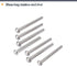 Rapid Tongs Bundle Set, 6 Types of DIY Tongs with Rivet for Beginner Smithing