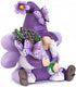 Lavender Gnomes Decor: Spring Resin Garden Gnome Decorations for Home Indoor/Outdoor, Pastel Purple Butterfly Gnome