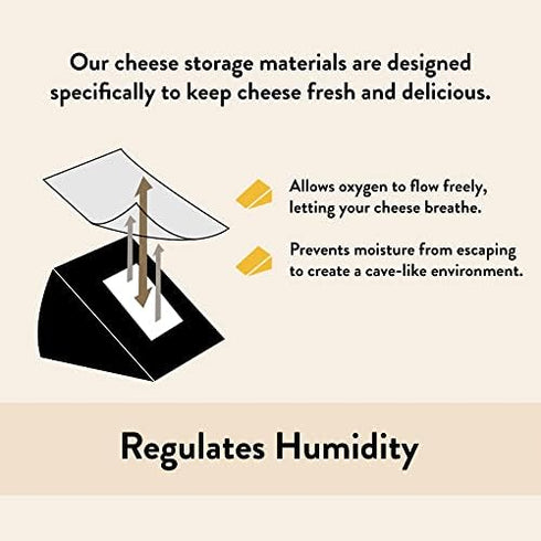 15-Pack 6.25 11 Formaticum - Cheese Storage Bags - x Wax Paper Bags to Keep Cheese or Charcuterie Fresh - Professional