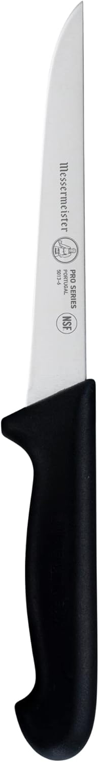 Messermeister Pro Series 6” Stiff Boning Knife - German X50 Stainless Steel, NSF-Approved PolyFibre Handle