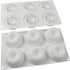 6 Cavity Swirl Shapes Silicone Cake Mold, Baking Tools for Chocolate Cookies and Ice Cream