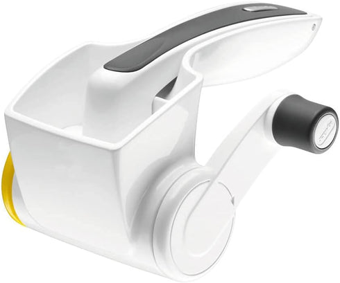 Zyliss Restaurant Cheese Grater, Handheld Rotary Grater for Cheese, Vegetable, Nut Shredding - White, Gift for Cooks