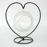 YY YEARCHY Elegant Iron Plant Stand for Hanging Terrariums - Big Heart Design