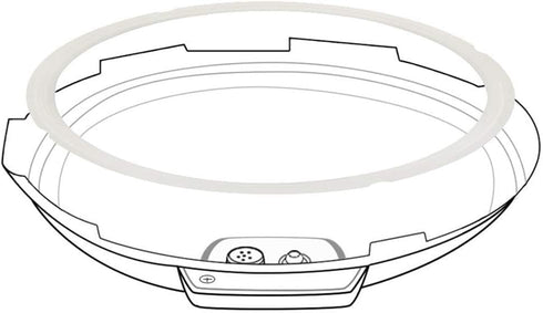 Silicone Sealing Ring 6qt for Instant Pot, Food-grade Silicone Fits IP-DUO60, IP-LUX60, IP-DUO50, IP-LUX50, Smart-60,