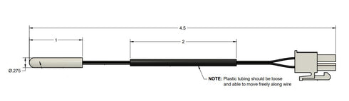 Whirlpool W10384183 Replacement Refrigerator Thermistor, 24 Month Warranty