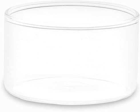 Borosil Set of 6 Small Glass Bowls, 6 Oz Clear Ramekin, Lightweight Katori Bowls for Kitchen, Heat Resistant