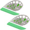 Herb Stripper 9 Holes, Luxiv Stainless Steel Kitchen Tool for LooseLeaf Kale, Chard, Collard Greens, Thyme, Basil,