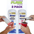 Booze Hidden Orange Sunscreen Flask By Smuggle Mug | Dispenses Sunblock | Disguised Container for Liquor | Secret