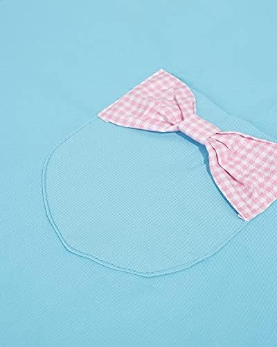 RosieLily Retro Aprons for Women, Vintage Kitchen Apron with Pockets for Cooking and Baking